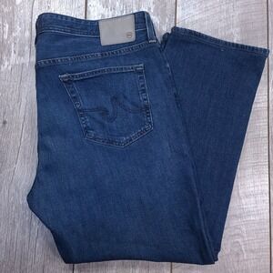 AG Adriano Goldschmied The Graduate Jeans Mens 40x29 Blue Japan Denim Tailored